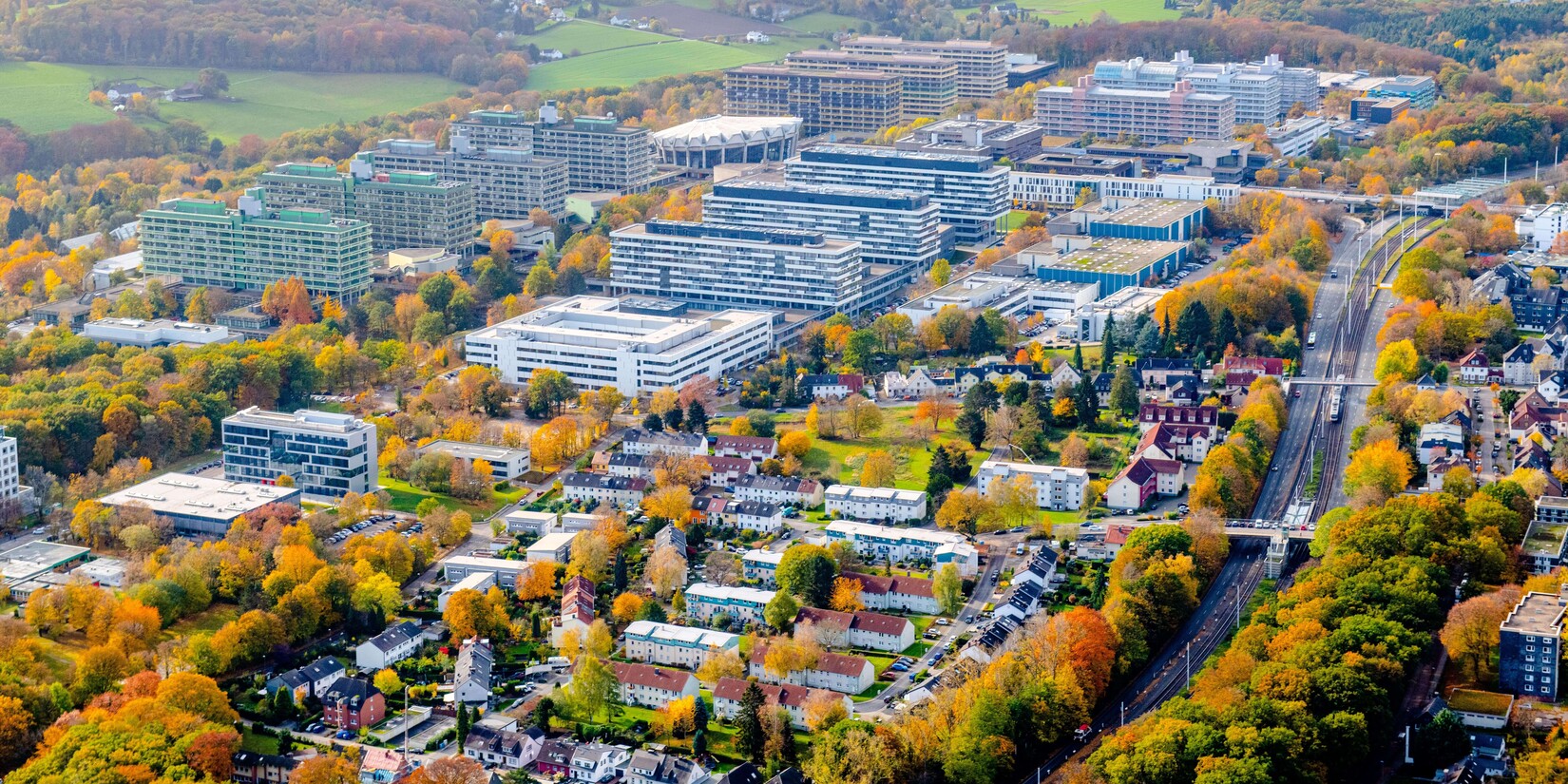 Luftaufnahme Ruhr Universität Bochum