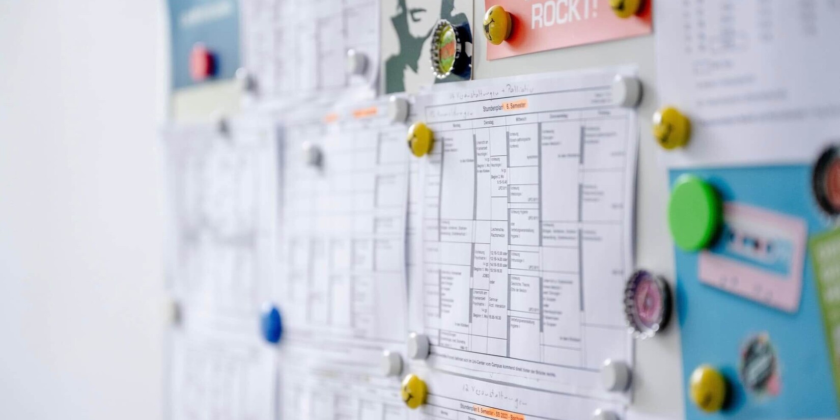 Foto eines Schwarzen Bretts